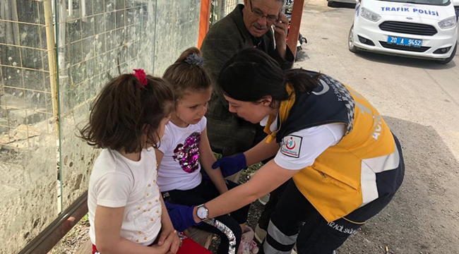 KAZA ÇOCUKLARI GÖZYAŞLARINA BOĞDU
