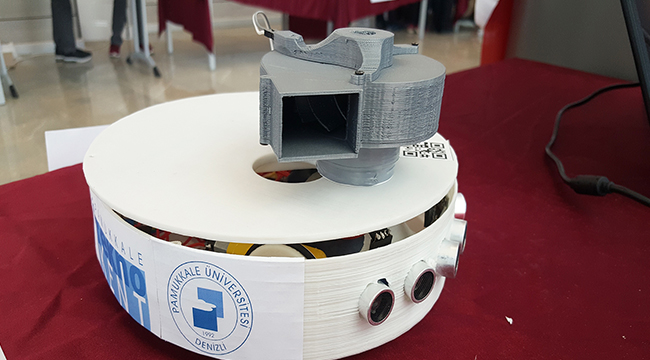PAÜ Öğrencilerinin Robotu Ödülle Döndü