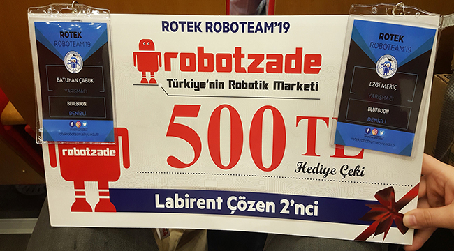 PAÜ Öğrencilerinin Robotu Ödülle Döndü
