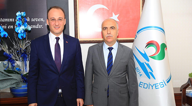 Vali Karahan'dan Başkan Örki'ye Ziyaret