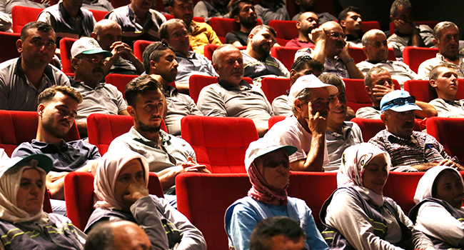 Merkezefendi Park Bahçeler Personeline İş Sağlığı Eğitimi