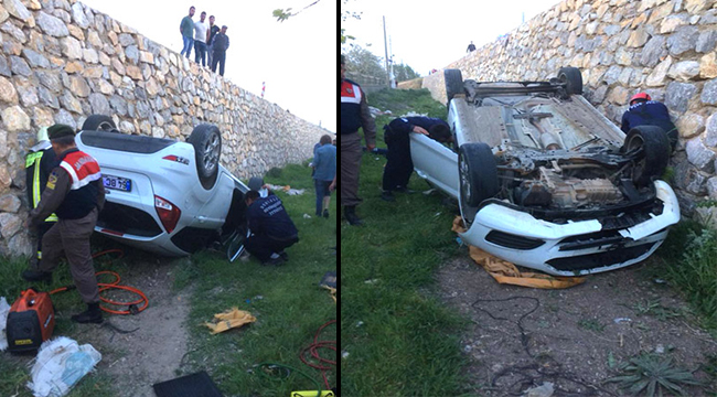 ÇİVRİL’DE KORKUTAN KAZA: 2 YARALI