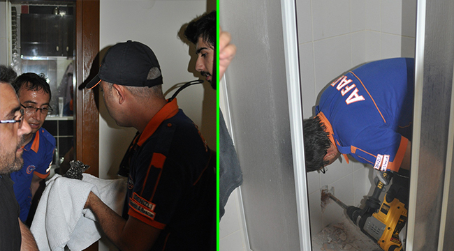 MAHSUR KALDIĞI YERDEN AFAD KURTARDI