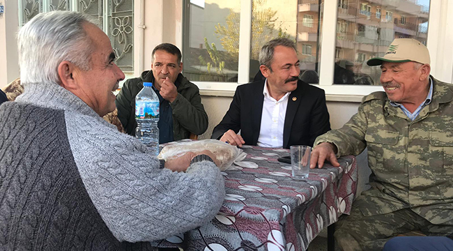 TİN BOZKURT’TA VATANDAŞLARLA BULUŞTU