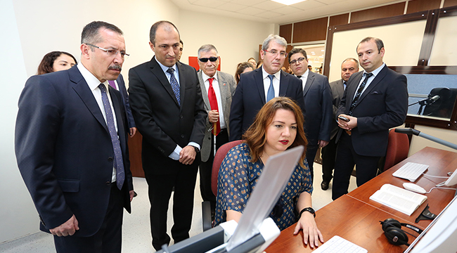 PAÜ, GÖRME ENGELLİLER ÇALIŞMA SALONU AÇILDI
