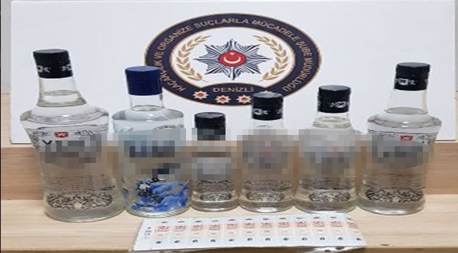 KAÇAK İÇKİ SATICILARINA AĞIR DARBE