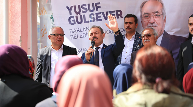 MİLLETVEKİLİ TİN’E BAKLAN DA SEVGİ SELİ