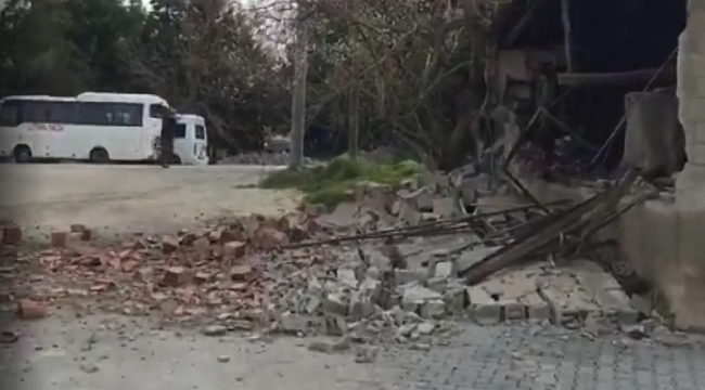 MUHTAR BİÇER: 5 EV YIKILDI,HASARLI OLANLARDA VAR"