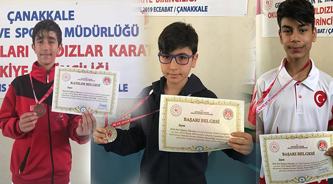Karateciler Türkiye Şampiyonasından Madalyalarla Döndü