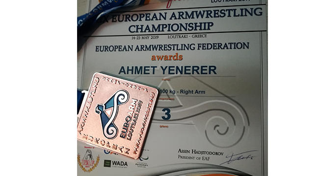 Yenerer Avrupa Üçüncüsü Oldu