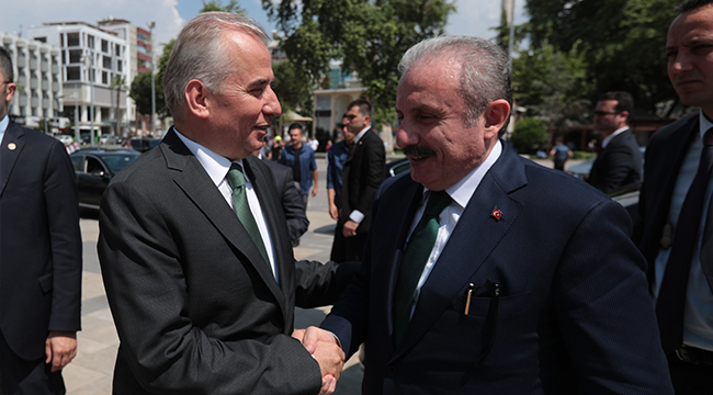 TBMM Başkanı Şentop’tan Başkan Zolan’a Ziyaret