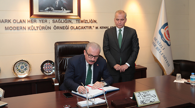 TBMM Başkanı Şentop’tan Başkan Zolan’a Ziyaret