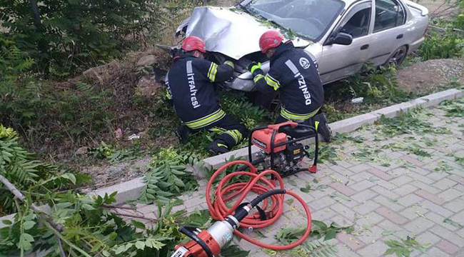 Bereketler’de Kaza:1 Yaralı