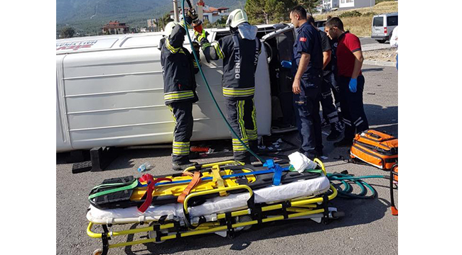 Bahçelievlerde’ki Kaza Ucuz Atlatıldı