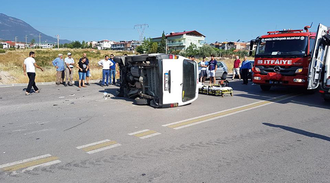 Bahçelievlerde’ki Kaza Ucuz Atlatıldı