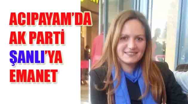 ACIPAYAM İLÇE BAŞKANI OLDU