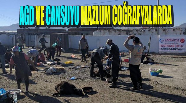 AGD VE CANSUYU MAZLUM COĞRAFYALARDA