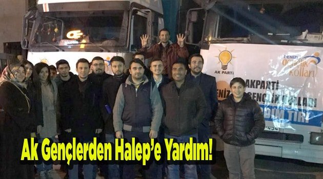 Ak Gençlerden Halep’e YARDIM!