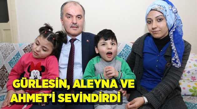 ALEYNA VE AHMET’İ SEVİNDİRDİ