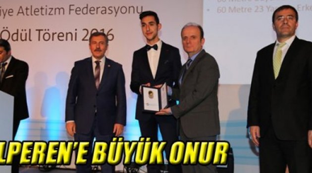 ALPEREN’E BÜYÜK ONUR