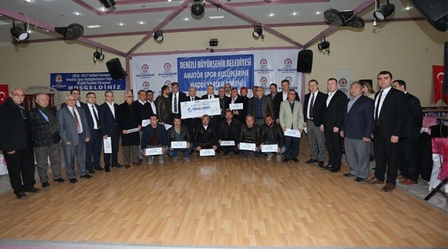Amatör spor kulüplerine destek sürüyor