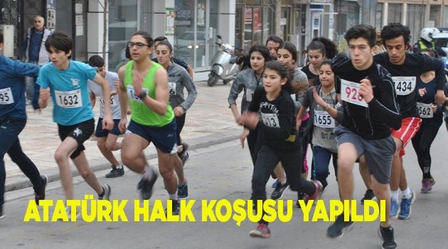 ATATÜRK HALK KOŞUSU YAPILDI