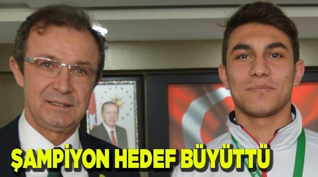 AVRUPA ŞAMPİYONU BATUHAN HEDEF BÜYÜTTÜ