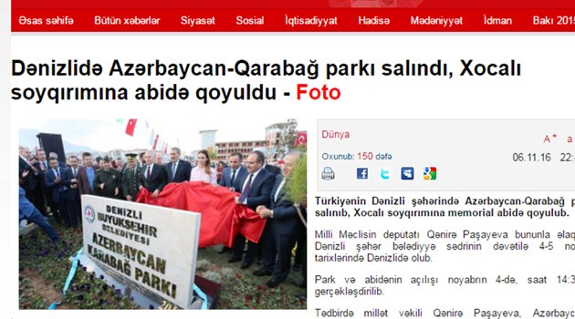 Azerbaycan’da Denizli sevgisi