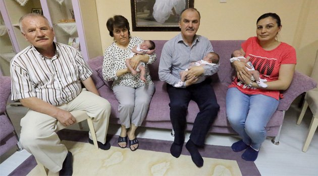 BAŞKAN GÜRLESİN’DEN ÜÇÜZ BEBEĞİ OLAN ÇİFTE ZİYARET