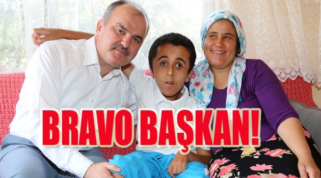 BAŞKAN GÜRLESİN’İN DESTEĞİYLE OĞUZHAN ARTIK YÜRÜYOR