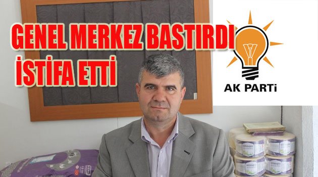 BAŞKAN İSTİFA ETTİ