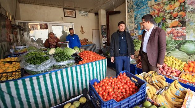 BAŞKAN SUBAŞIOĞLU ESNAFI ZİYARET ETTİ