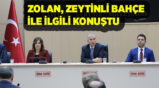 Başkan Zolan, “Beton yığınını kaldırdık”