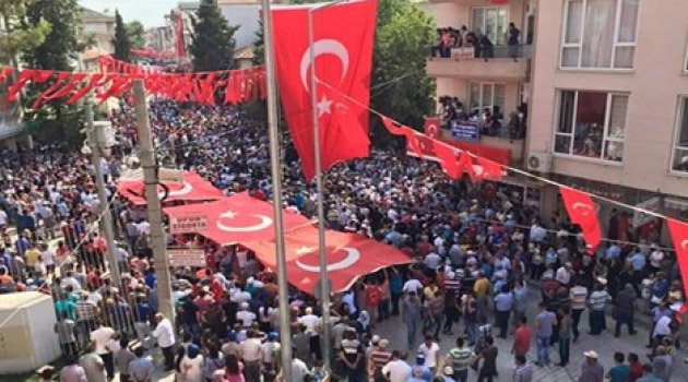 BİNLER UĞURLADI