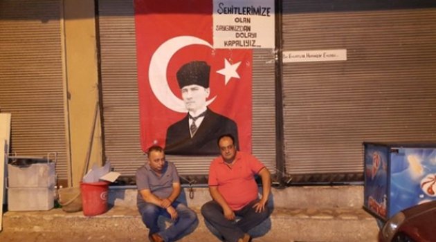 BULDAN’DA ESNAF KEPENK KAPATTI