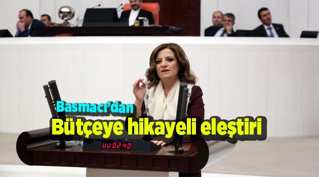 Bütçeye hikayeli eleştiri