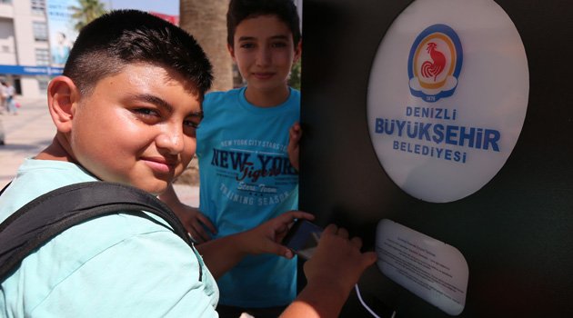 Büyükşehir’den ücretsiz internet ve cep telefonu şarj istasyonu