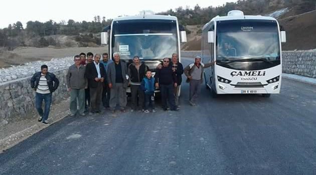 ÇAMELİ'DE YENİ YOL SEVİNCİ