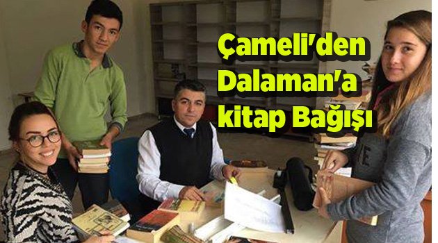 Çameli'den Dalaman'a kitap Bağışı