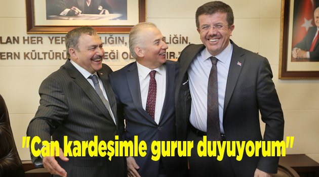 "Can kardeşimle gurur duyuyorum"