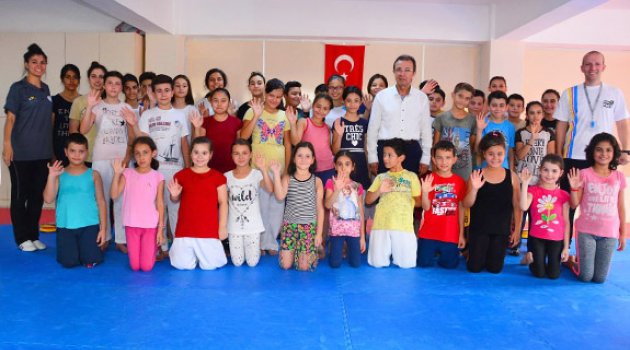 ÇOCUKLARIN YAZ SPOR OKULU COŞKUSU