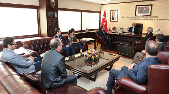 DENTUROD ÜYELERİ BAŞKAN ZOLAN’I ZİYARET ETTİ