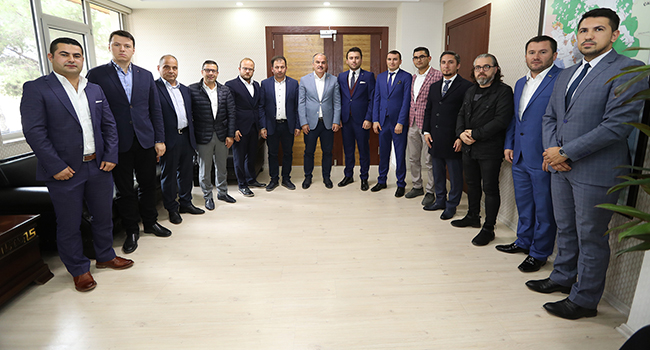 BAŞKAN GÜRLESİN ASKON YÖNETİMİNİ AĞIRLADI