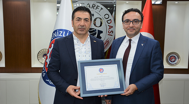 DTO BAŞKANI ERDOĞAN MERMERCİLERLE BULUŞTU