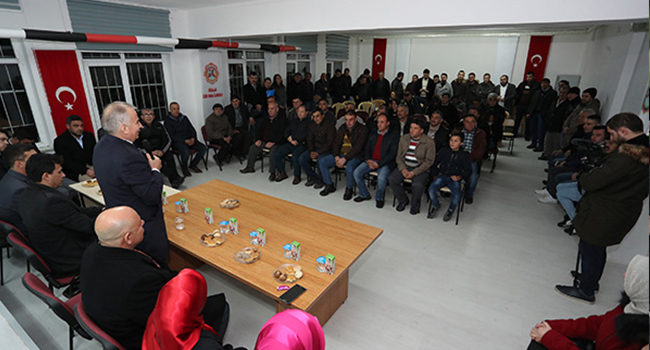 BAŞKAN ZOLAN BULDANLILAR İLE BULUŞTU