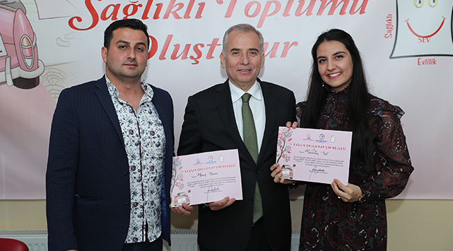 EVLİLİK OKULU 38. DÖNEM MEZUNLARINI VERDİ