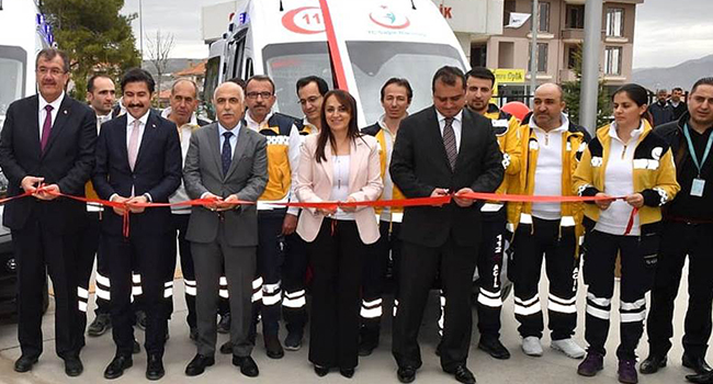 ÇİVRİL 2 YENİ AMBULANSA KAVUŞTU