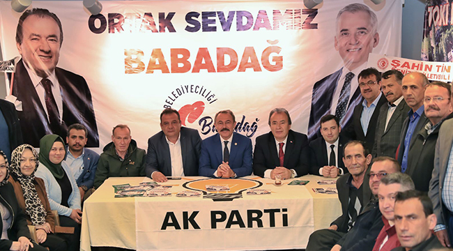 MİLLETVEKİLİ TİN BABADAĞLILARLA BULUŞTU