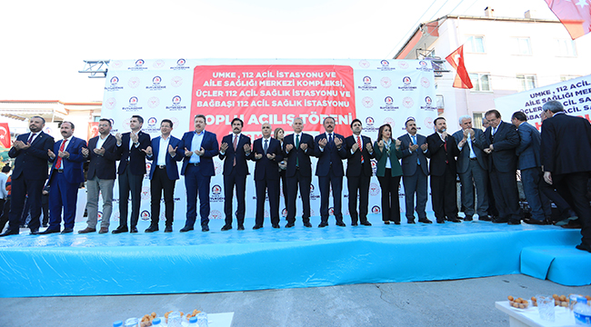 HAYAT KURTARACAK PROJELERE TOPLU AÇILIŞ TÖRENİ