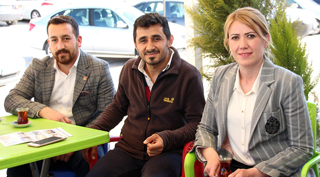 GENCİ YAŞLISI YÜZLERCE KİŞİ DOĞAN İÇİN ALANDAYDI